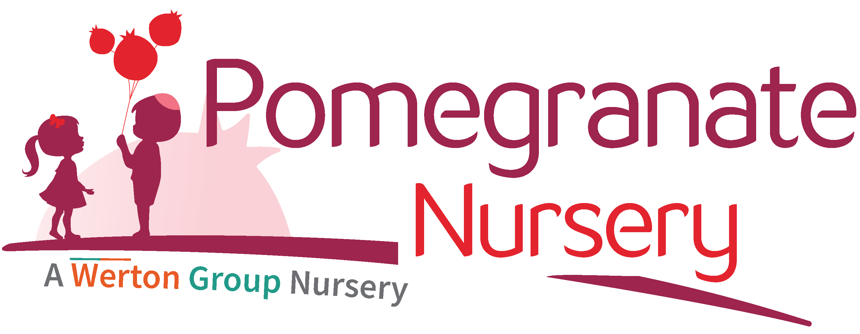 Pomegranate nursery logo