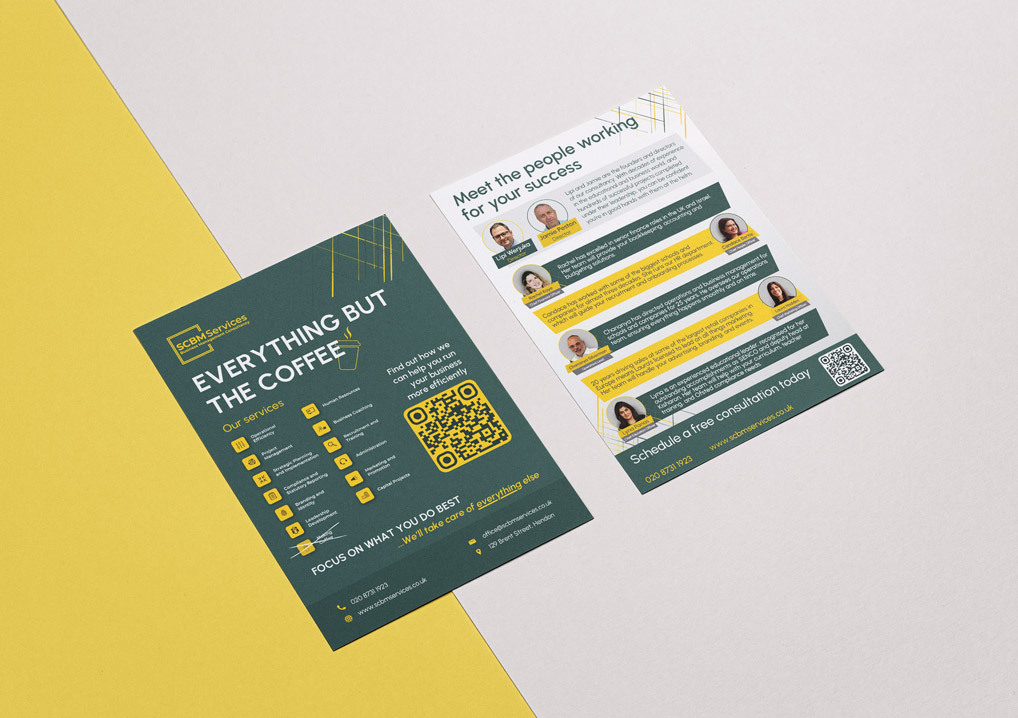 SCBM flyer for JTrade 2025 logo