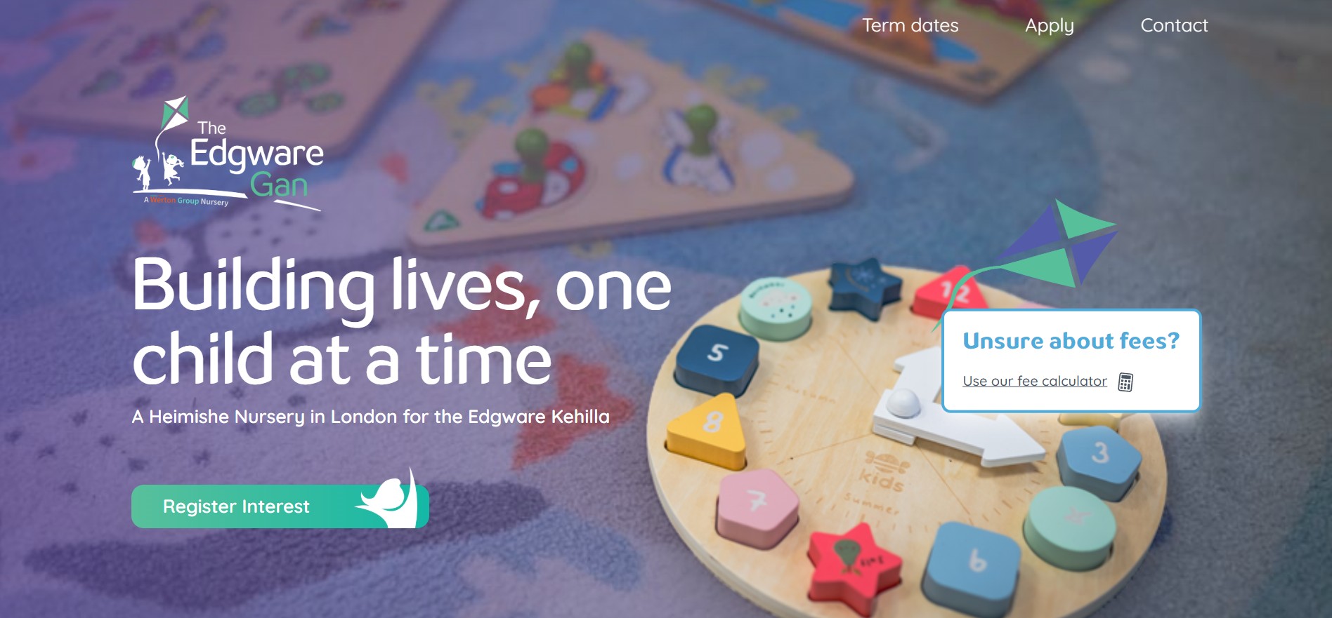 The Edgware Gan - Jewish Nursery in Edgware website