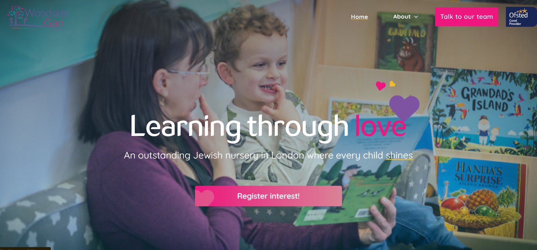 Woodside Gan - Jewish Nursery in Woodside Park website